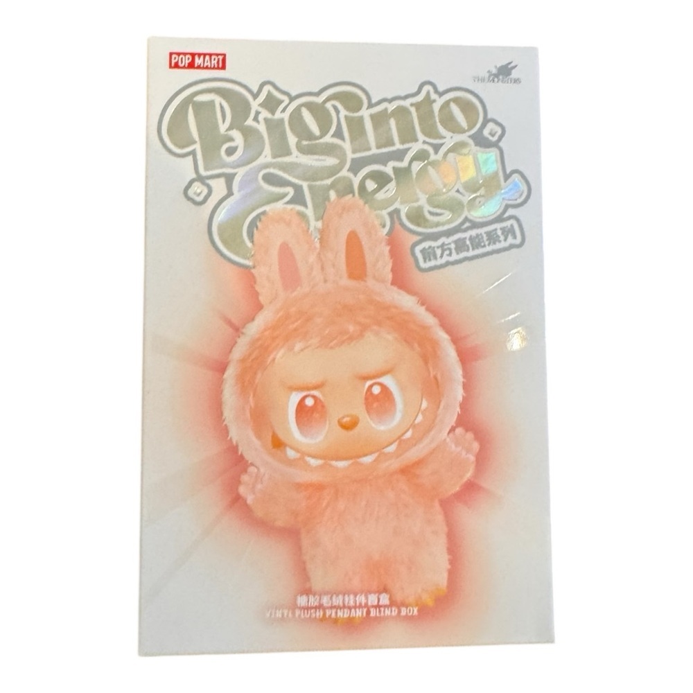 Labubu the MONSTERS Big into Energy Series-Vinyl Plush Pendant Blind Box NIB